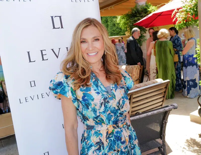 Maria Fishel at the Leviev Brilliance in Bloom event.