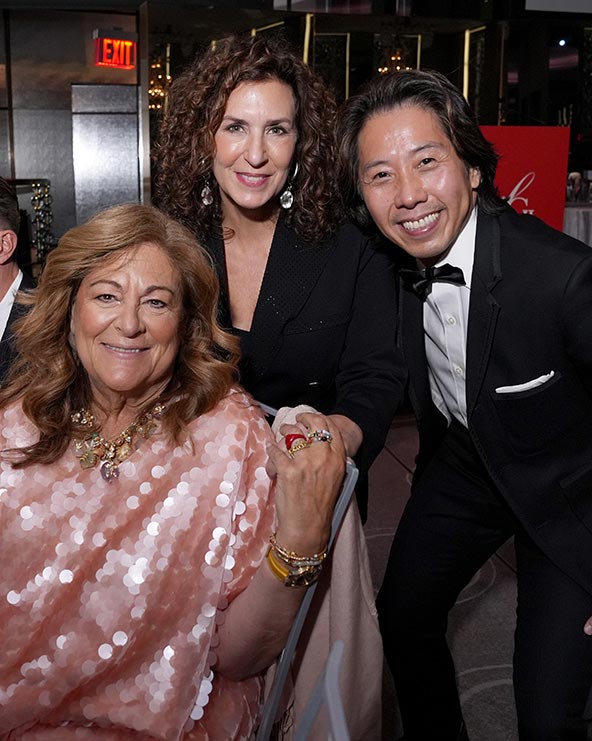 Fern Mallis, Kerry O'Brien and Chiun-Kai