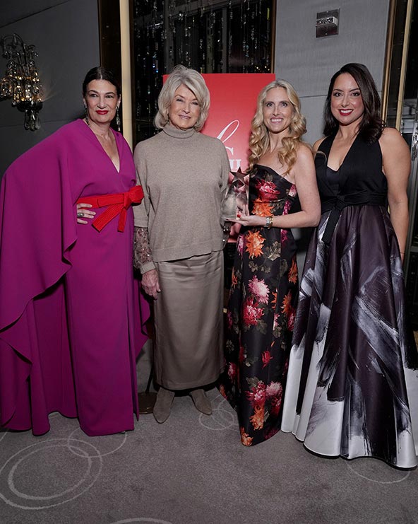 
Maryanne Grisz, Martha Stewart, Sarah Wetenhall and Alyce Panico