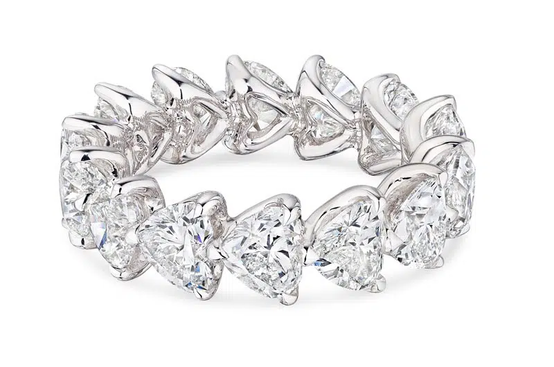 'Luminous Seraphim' Heart Shape Diamond Ring