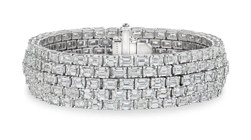 Leviev diamond pieces worn by Jazmin Grace Grimaldi