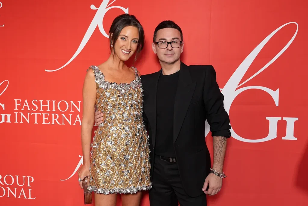 Micaela Erlanger and Christian Siriano